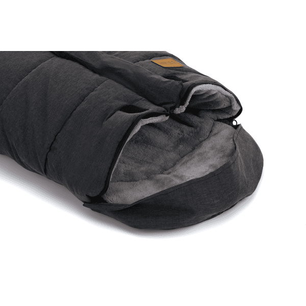 fillikid Winterfußsack für Kindersitze Eiger Soft Gr.0 Melange Schwarz Letzte 3 Tage