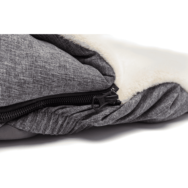 fillikid Winterfußsack Sella Gr.0 Melange Hellgrau Sonderangebot der Fabrik