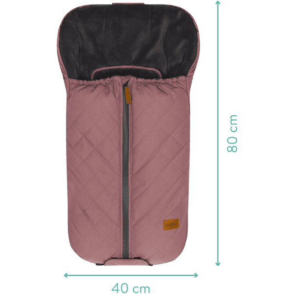 fillikid Winterfußsack Nevado für Babyschale Altrosa Vierteljährliche Förderung