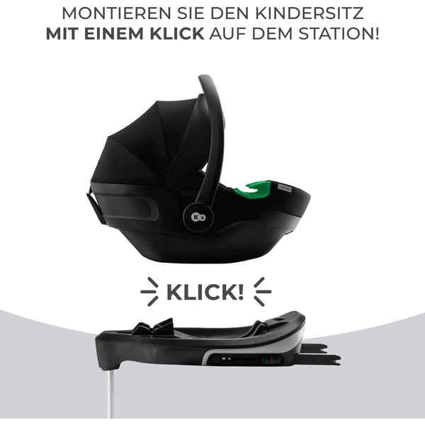 Kinderkraft Basisstation Care FX schwarz 50% Rabatt mit kostenlosem Versand