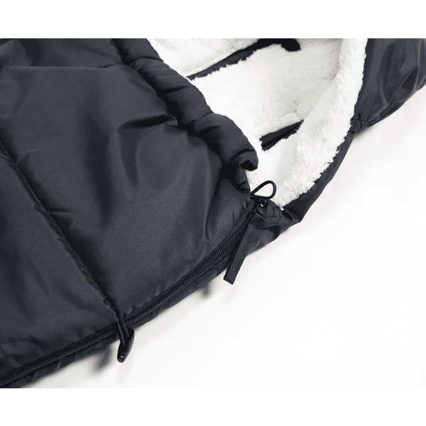 Kaiser Winterfußsack HOODY 2.0 black/creme zollfrei