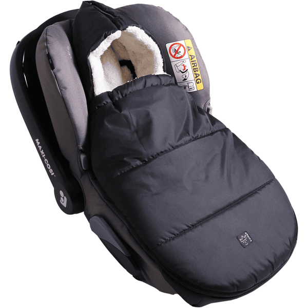 Kaiser Winterfußsack HOODY 2.0 black/creme zollfrei