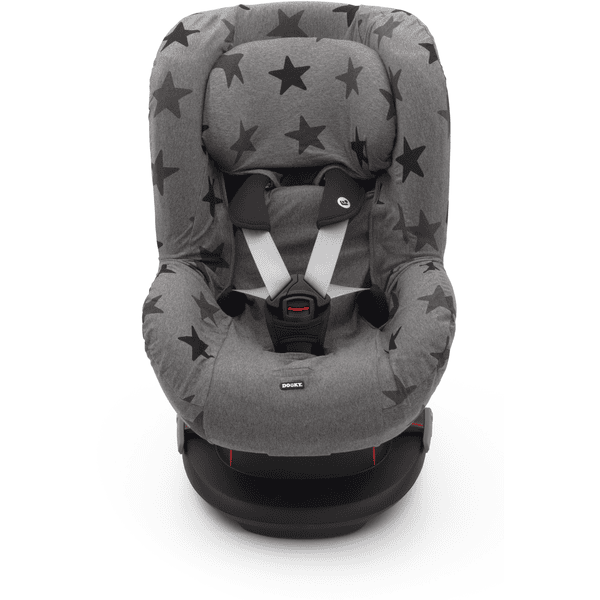 DOOKY Sitzbezug für Kindersitze Gruppe 1 Grey Stars Fabrik Onlineshop