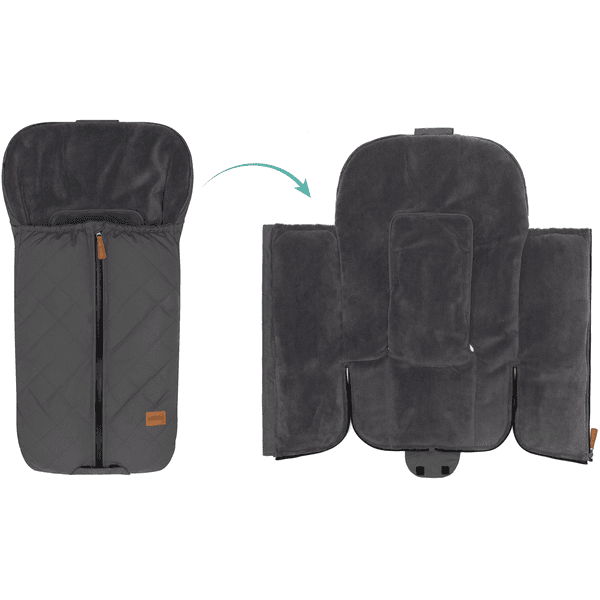 fillikid Winterfußsack Nevado für Babyschale Grau Flash Sale