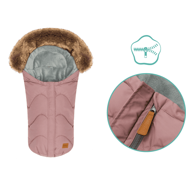 fillikid Winterfußsack Lhotse für Babyschale Altrosa Saisonschlussverkauf