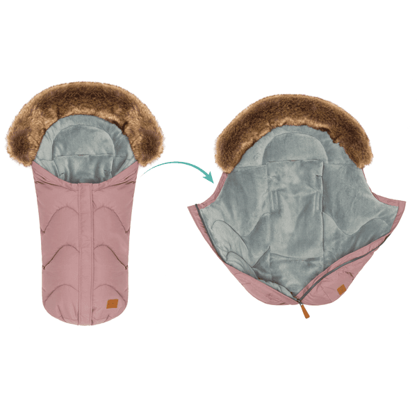 fillikid Winterfußsack Lhotse für Babyschale Altrosa Saisonschlussverkauf