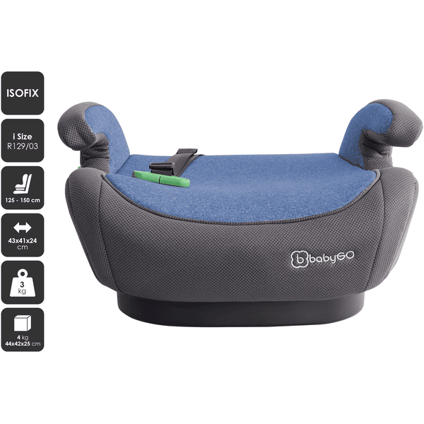 babyGO Sitzerhöhung Bursa 4 Blue Weihnachtsangebot