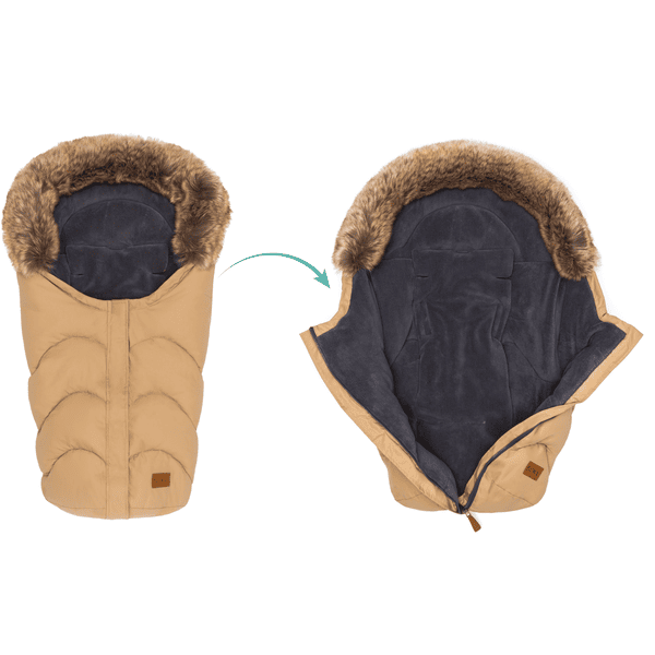 fillikid Winterfußsack Lhotse für Babyschalen Cappuccino Vatertagsangebot