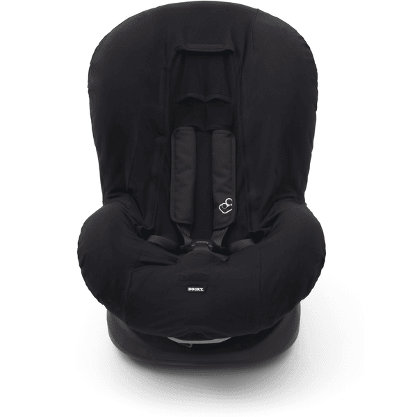 DOOKY Sitzbezug für Kindersitze Gruppe 1 Black Uni Kauf eins, bekomm eins gratis
