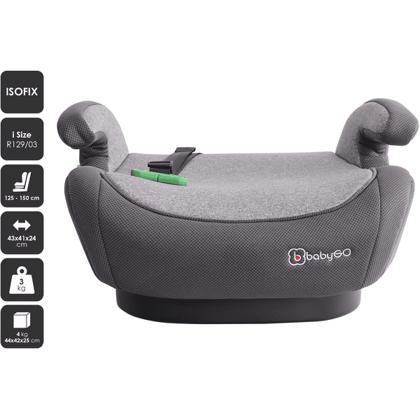 babyGO Sitzerhöhung Bursa 4 Grey im Angebot