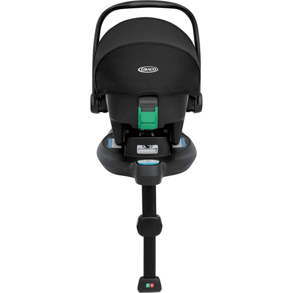 Graco Kindersitz SnugLite i-size Midnight inkl. Basisstation SnugTurn i-size Black Lagerräumung