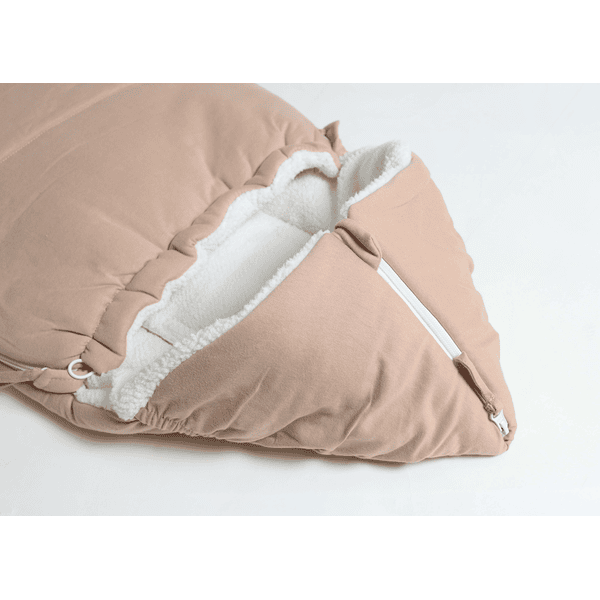 Kaiser Winter Babyschalen Fußsack JERSEY HOOD mud Räumungsverkauf