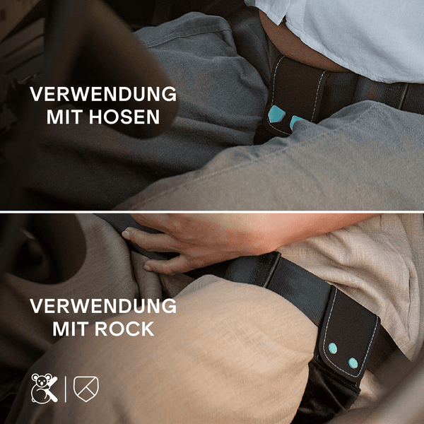 KOALA BABYCARE®Autogurt für die Schwangerschaft - schwarz Black Friday Preise