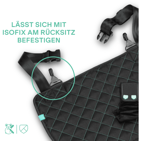 KOALA BABYCARE®Autogurt für die Schwangerschaft - schwarz Black Friday Preise