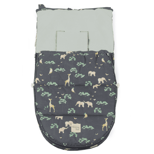 Walking Mum Winterfußsack Gruppe 0 Baobab grau Limitierter Zeitrabatt