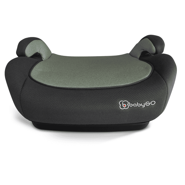 babyGO Sitzerhöhung Booster isize green melange Rabatt