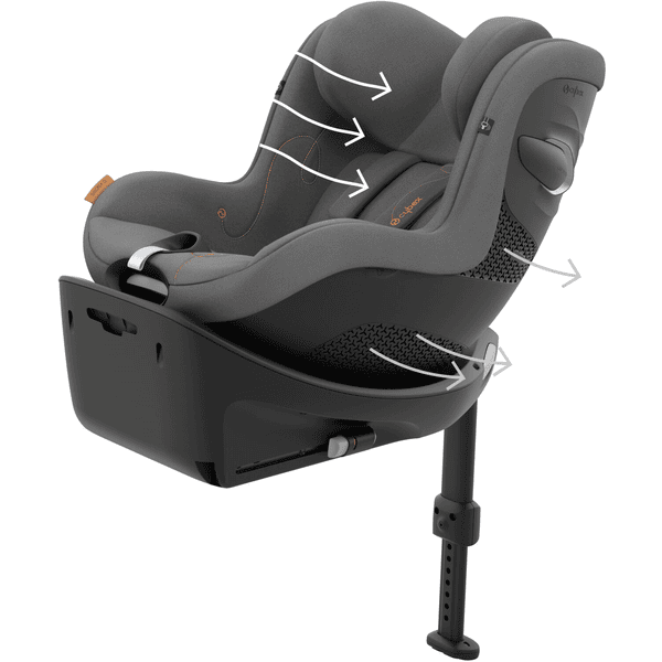 cybex GOLD Sirona G i-Size Lava Grey mit Basisstation Base G Cyber Monday