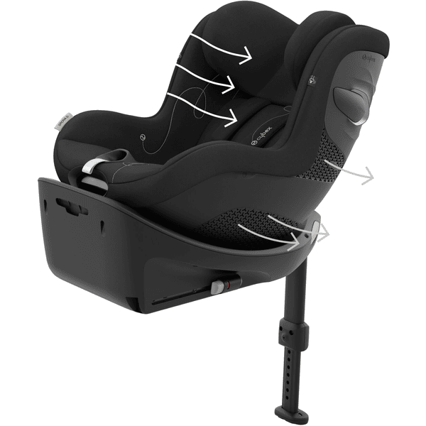 cybex GOLD Sirona G i-Size Moon Black mit Basisstation Base G Weihnachtsangebot
