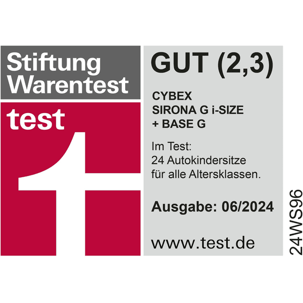 cybex GOLD Sirona G i-Size Plus Hibiscus Red mit Basisstation Base G Muttertagsangebot