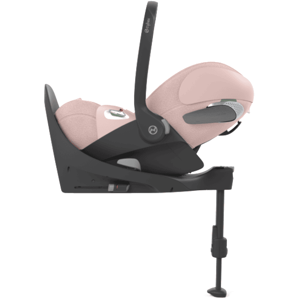 cybex PLATINUM Babyschale Cloud T I-Size Peach Pink Plus mit Basisstation Base T Valentinstagsangebot