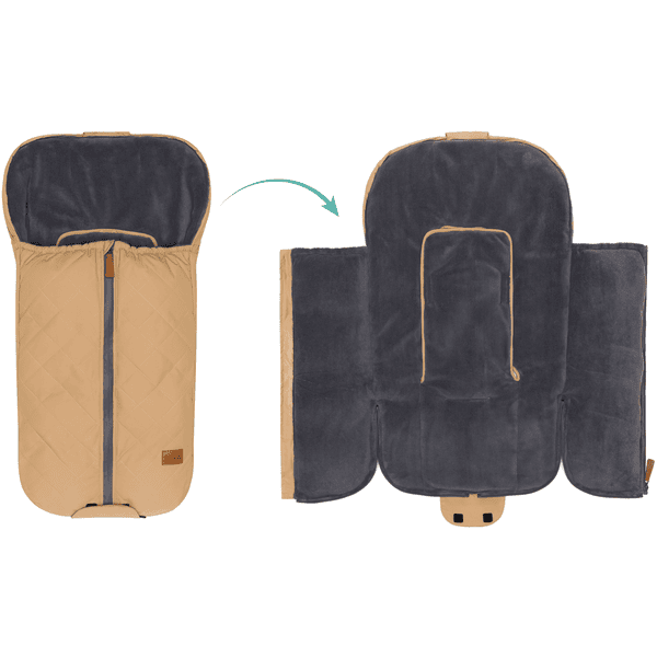 fillikid Winterfußsack Nevado für Babyschale Cappuccino Blitzangebot