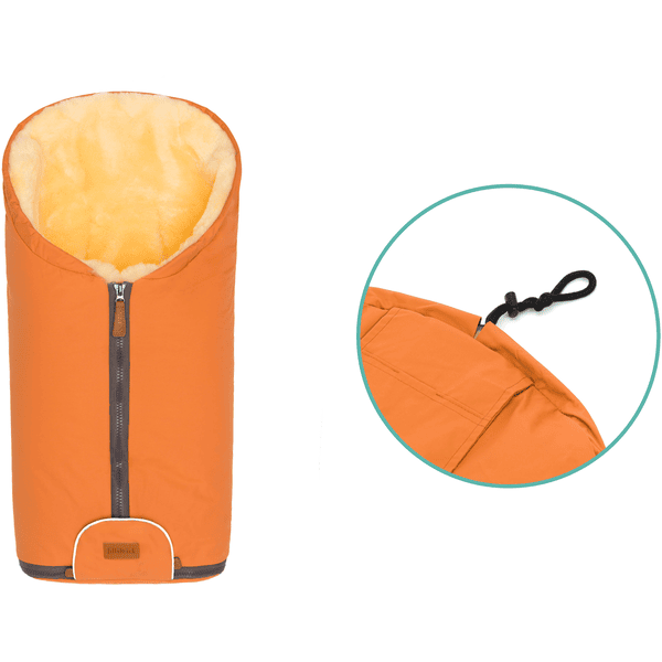 fillikid Winterfußsack Pamir Gr. 0 Echtfell Amber Große Rabatte