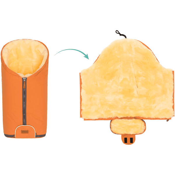 fillikid Winterfußsack Pamir Gr. 0 Echtfell Amber Große Rabatte