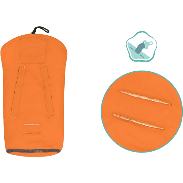 fillikid Winterfußsack Pamir Gr. 0 Echtfell Amber Große Rabatte