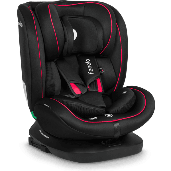 lionelo Kindersitz Bastiaan i-Size Black Red Räumungsverkauf