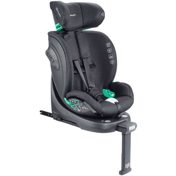 babyGO Reboarder i-Size Prime 360 black Valentinstagsangebot