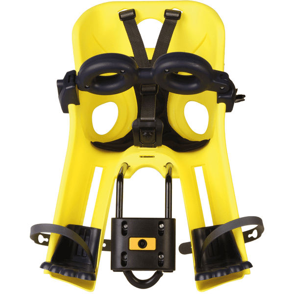 BELLELLI Kindersitz Fahrrad Freccia B-Fix frame mount HI VIZ Sonderangebote