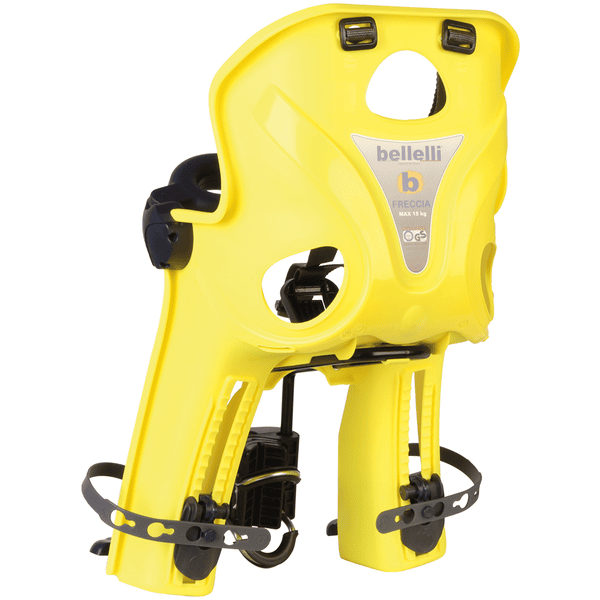BELLELLI Kindersitz Fahrrad Freccia B-Fix frame mount HI VIZ Sonderangebote