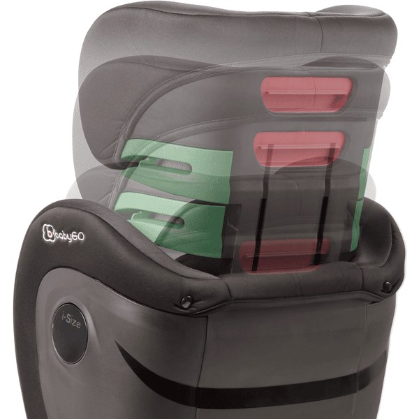 babyGO Kindersitz Safechild i-Size Grey Nur für heute