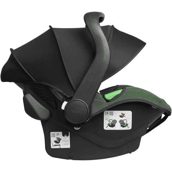 AXKID Babyschale Envirobaby Forest Green Nur noch ein Tag übrig