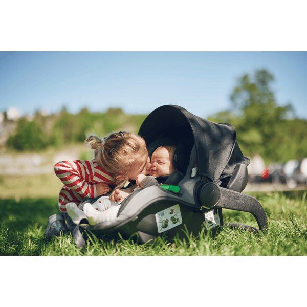 AXKID Babyschale Envirobaby Granite Grey Super Rabatt