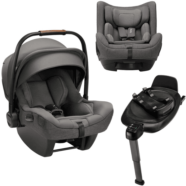 Nuna Reboarder TODL und Babyschale PIPA next i-Size Granite inkl. Base next Isofix Fabrikpreis