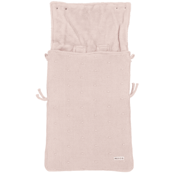 MEYCO fußsack für Kindersitze Mini Knots Soft Pink 40x82 cm Online Shopping