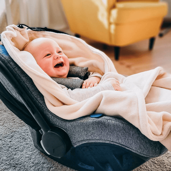 Hoppediz Fleece Babydecke stone Saisonschlussverkauf