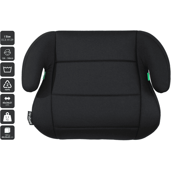 babyGO Sitzerhöhung Booster isize black Muttertagsangebot