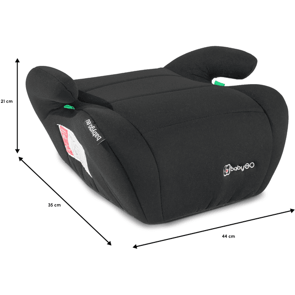 babyGO Sitzerhöhung Booster isize black Muttertagsangebot