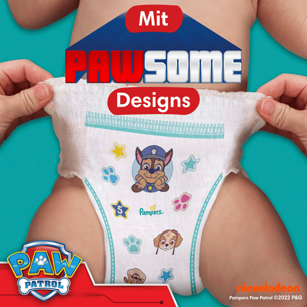 Pampers Baby-Dry Pants Paw Patrol, Gr. 6 Extra Large 14-19kg, Monatsbox (1 x 138 Pants) Tiefpreis