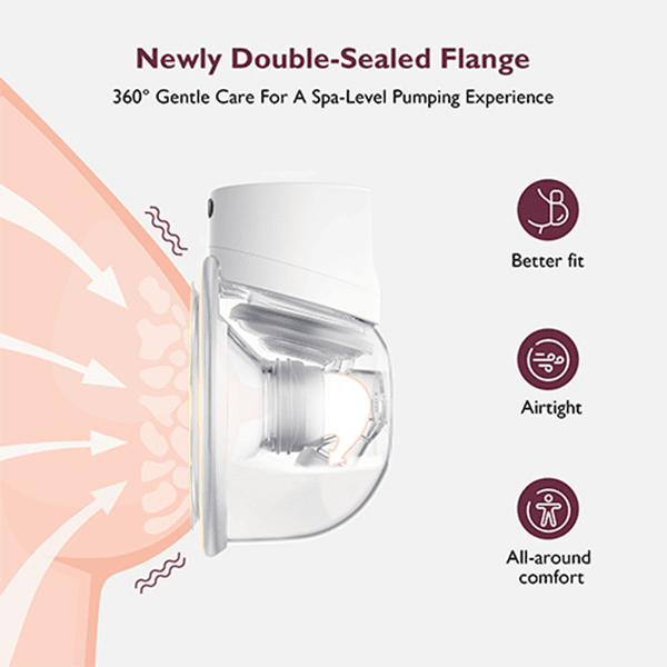 momcozy Doppelmilchpumpe tragbar S12 Pro, weiß Wochenangebot