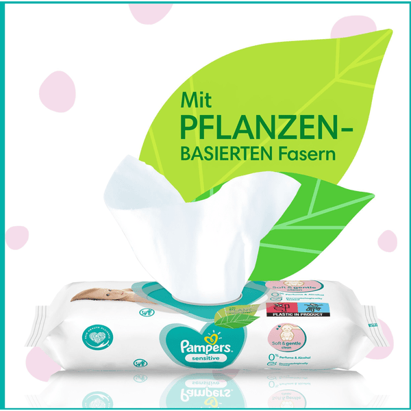 Pampers Feuchttücher Sensitive 1200 Tücher (15 x 80 Stk) Vierteljährliche Förderung