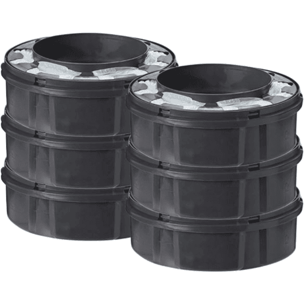 Tommee Tippee Nachfüllkassette für Twist & Click Advanced Windeleimer 6er Set