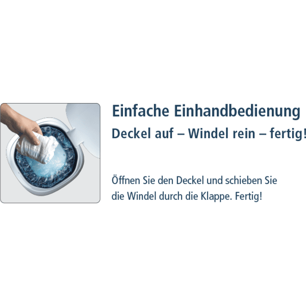 Angelcare® Windeleimer Classic XL inklusive sieben Nachfüllkassetten Exklusivangebot