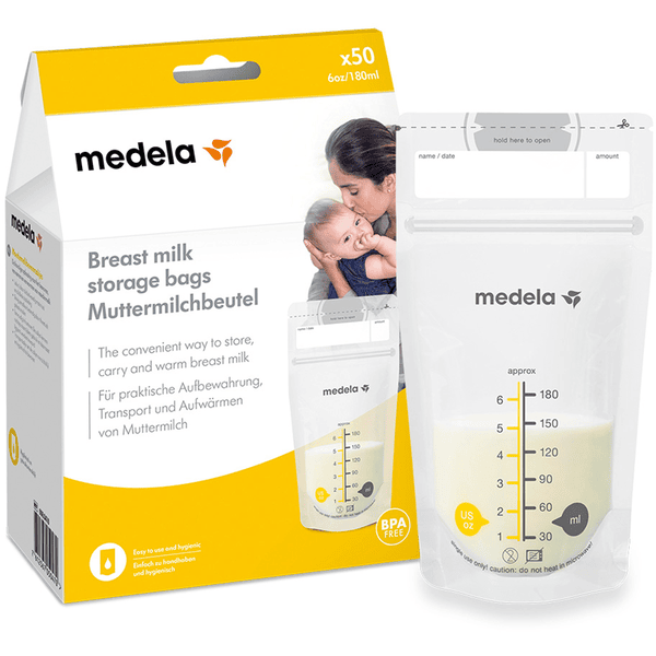 Medela Muttermilchbeutel 180 ml 50 Stück Exklusive Angebote