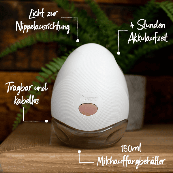 Tommee Tippee Elektrische Einzelmilchpumpe Made for Me, tragbar Blitzangebot