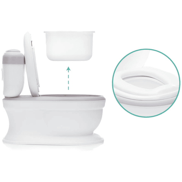fillikid Töpfchen Mini Toilette Marlin grau / weiß Neuheiten