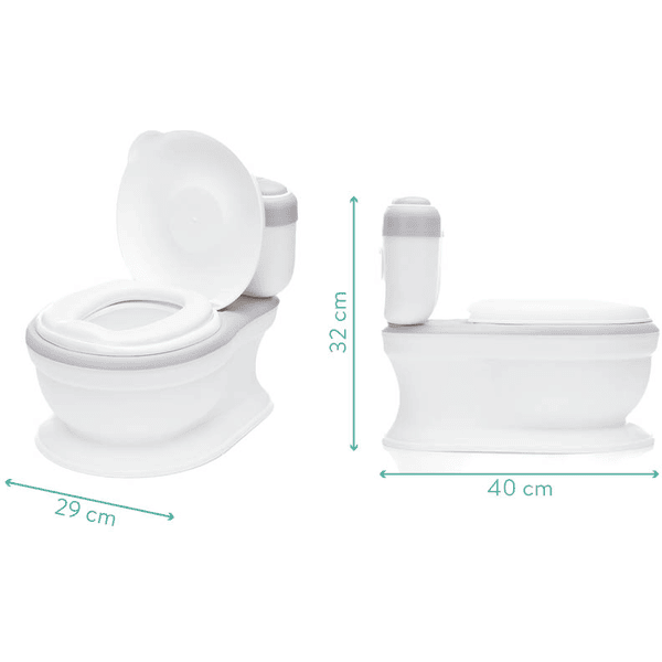 fillikid Töpfchen Mini Toilette Marlin grau / weiß Neuheiten