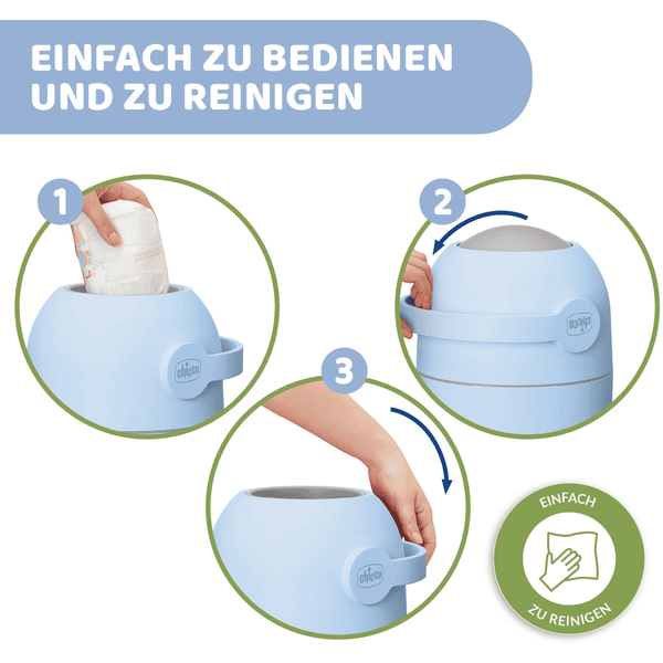 chicco Windeleimer Odour Off blau Tägliche Deals